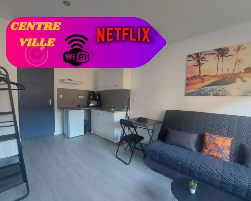 Super Studio Tout Equipe Wifi 2Pers Saint-Quentin (Aisne) Exterior foto